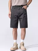Washed Loose Fit Casual Shorts for Men