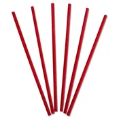 10.25" Giant Red Wrapped Straw 300 Ct.