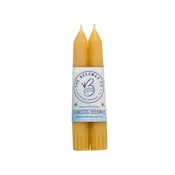 6 Inch Beeswax Tapers