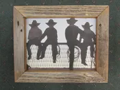 Cedar Fence Boxes – Cowboys on a Fence