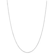 0.75MM Box Chain Necklace in 14K White Gold, 20" Length