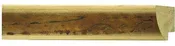 1 1/2″ BROWN/TAN DISTRESSED CRESCENT TOP
