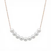 14Kt Rose Gold Pearl Necklace