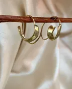 18ky gold-small Continuum hoop