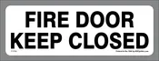 F173Q 2.375 x 7 Keep Fire Door Closed