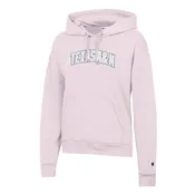 Champion Women's Lilac Pink Powerblend Hoodie with Glitter Applique