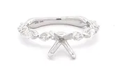 14K WHITE GOLD DIAMOND SEMI-MOUNT 901491A