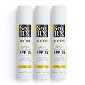 Lip Ice SPF 15 Lemonade Moisturizing Lip Balm 3 Pack