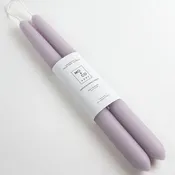 100% Dipped Beeswax Taper Candles | Lavender: 10 Inches