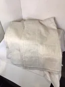 2 Panels Cream Polyester Draperies/Curtains