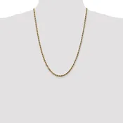 10k 3.5mm Diamond-cut Rope Chain