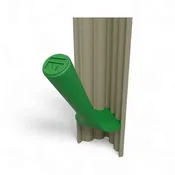 Fluted Green Inside Corner