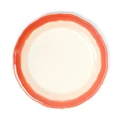 2-Tone Scallop - Rust/Tan - Dinner Plate