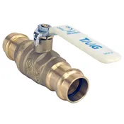 Ball Valve-  3/4"- Press Fit- Brass- 250 PSI