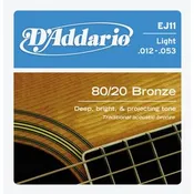 D’Addario EJ11 80-20 Bronze Lite