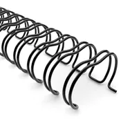 1-1/4" 2:1 Twin Loop (Wire-O) Binding Wire Spool (2,600 Loops/Spool)