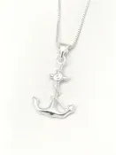 Anchor with Rope Pendant