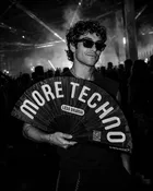More Techno Less Drama Rave Fan — Oversized EDM Clack Fan for Warehouse Sets