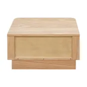 1-Drawer Wooden Nightstand S | Novi Living Round Off