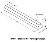 BMP4 Standard 4’ Parking Bumper