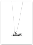 All My Heart - Arrow iTAG Necklace