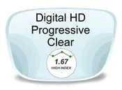 Digital (HD) Progressive High Index 1.67 Lenses
