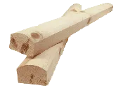 3 x 4 Cedar D Trim ( 10 Foot Hand Hewn )