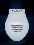 ELONGATED Toilet Cover — SOA Signs
