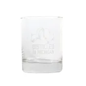 Distilled in Michigan Rocks Glass