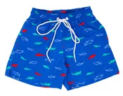 Adoretex Boy's Fish Printed Beach Board Shorts (MP020)