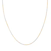 16'' Gold Three Tone Snake Chain 1MM