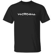 T-Shirt with White Victoria Logo on front and Victoria Bug on Back