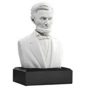 6 Inch Abraham Lincoln Bust (White)  SC-001-087