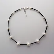 Midnight Luster Freshwater Pearl Choker — Your Site Title