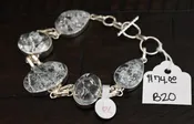 Blue Crackle Quartz Bracelet