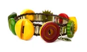 Antique Button Bracelet - Bakelite