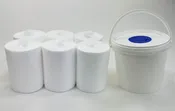 Infinity® Refillable Wiping System™ Bucket and Rolls
