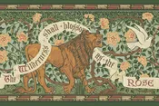 Lion & Dove Art Poster