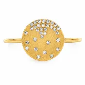 0.10 CT TW. Diamond Disc Fashion Ring
