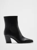 Vegan Leather Mid Shaft Bootie