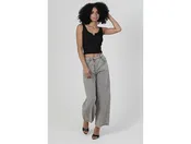 Angie Women's Acid Wash Denim Pull-On Pants