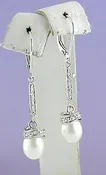 Sterling Silver Pearl Earrings