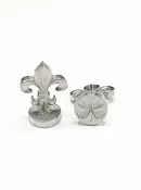 3/4" Round Wax Seal / Four Leaf Clover