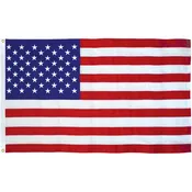 Funeral Cotton U.S. Flag 5′ x 9.5′
