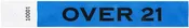 Clearance 3/4" Tyvek® Wristbands (Blue Over 21)