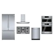 Bosch 5 Piece Stainless Steel Kitchen Package 175010