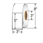 DT35-1P - DT 3x5 Label Perforated 3" Core