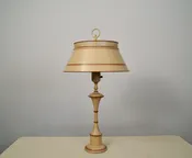 1940's Hollywood Regency Torch Table Lamp