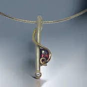 Garnet &amp; Diamond