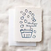 Thank You Berry Much | Blueberry Gratitude Greeting Card